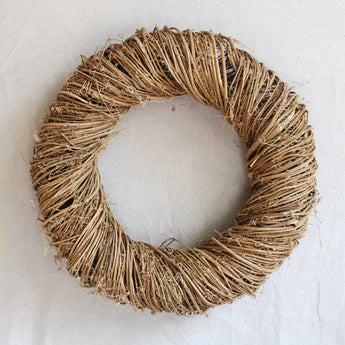 Dried Wrapped Vine Wreath 19"