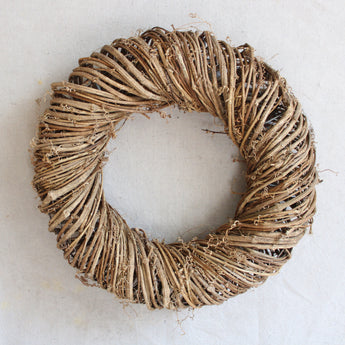 Dried Wrapped Vine Wreath 16"