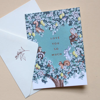 Woodland Love You Greeting Card