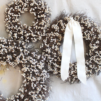 Dried Tallow Berry Wreath