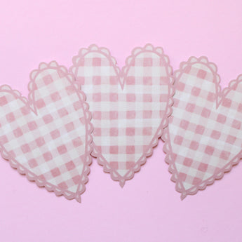 Pink Heart Mini Greeting Card - Wanderlust Paper Co.