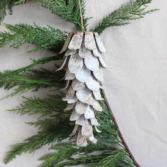 Ornament - Metal Pinecone