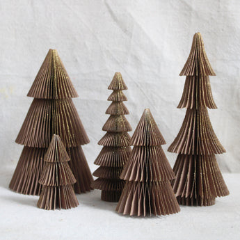 Paper Honeycomb Tree - Set of 5