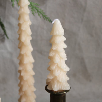 Unscented Tree Shaped Taper Candle