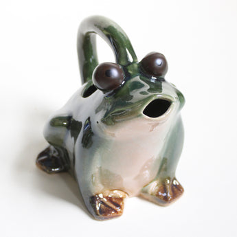 Stoneware Frog Watering Can