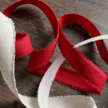 Ribbon - Frayed Linen