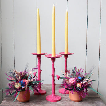 Beeswax Taper Candles - Pure