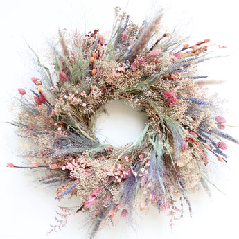 Flower Cloud Wreath 21"