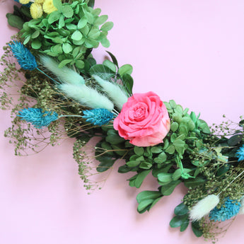 Pop Of Spring Wreath 13"