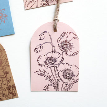 Floral Foiled Gift Tags