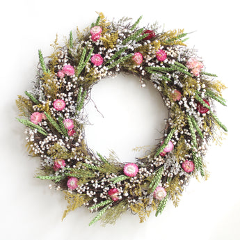 Meadow Blossom Wreath 20"