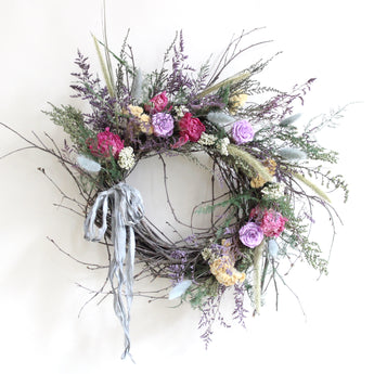 Wild Rose Wreath 20"