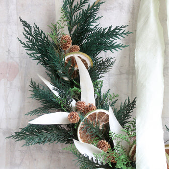 Alpine Holiday Wreath 16"