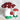 Red & White Glitter Mushroom - Ino Schaller