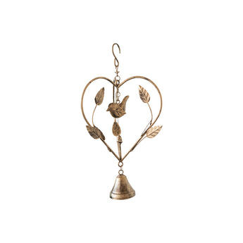 Heart & Bird Wind Chime